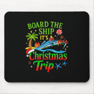 Matching Family Friends And Group Christmas Cruise Mouse Mat