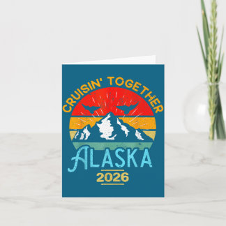 Matching Family Friends Group Alaskan Illustration Card