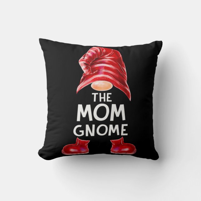 Matching Family Fun The Mum Gnome Christmas PJ Gro Cushion (Front)