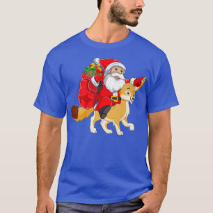 Matching Family Funny Santa Riding Fennec Fo Chris T-Shirt
