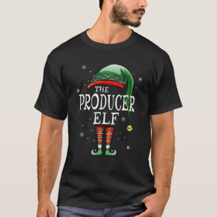 Matching Family Funny The Producer Elf Christmas T T-Shirt