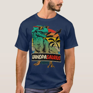 Matching Family Grandpasaurus TRex Fathers Day T-Shirt