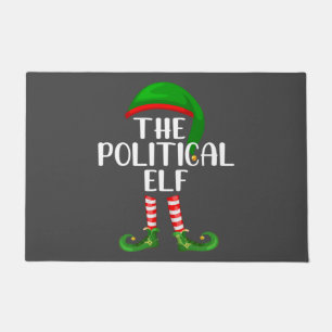 Matching Family Group Christmas The Political Elf Doormat