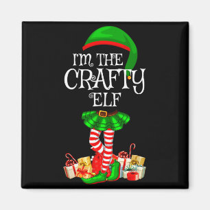 Matching Family Group I'm The Crafty Elf Christmas Magnet