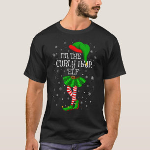 Matching Family Group I'm The Curly Hair Elf Chris T-Shirt