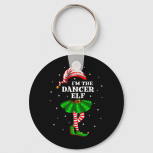 Matching Family Group I'm The Dancer Elf Christmas Key Ring