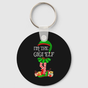 Matching Family Group I'm The Gigi Elf Christmas Key Ring