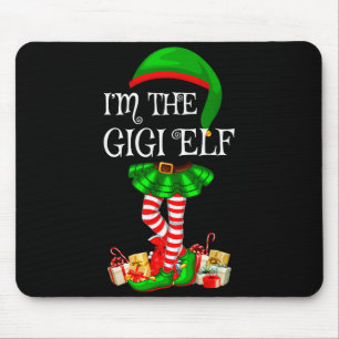 Matching Family Group I'm The Gigi Elf Christmas Mouse Mat
