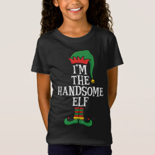 Matching Family Group I'm The Handsome Elf Funny C T-Shirt