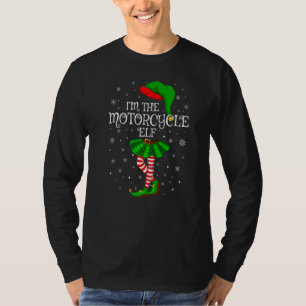 Matching Family Group I'm The Motorcycle Elf Chris T-Shirt