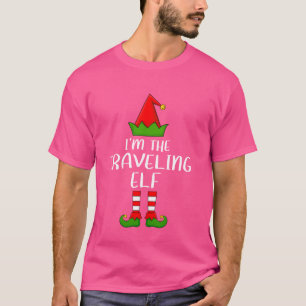 Matching Family Group I'm The Travelling Elf Chris T-Shirt
