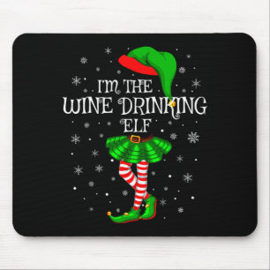 Matching Family Group I'm The Wine Drinking Elf Ch Mouse Mat