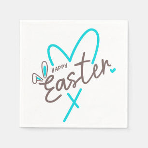 Matching Family Happy Easter Napkin