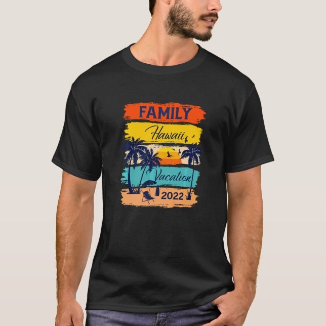 Matching Family Hawaiian Vacation Group Hawaii 202 T-Shirt (Front)