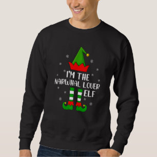 Matching Family I'm The Narwhal Elf Christmas Sweatshirt