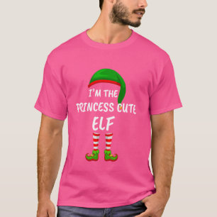 Matching Family I'm The Princess Cute Elf Christma T-Shirt