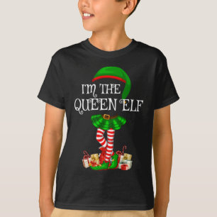 Matching Family I'm The Queen Elf Christmas T-Shirt