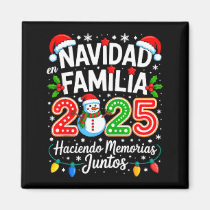 Matching Family Pajamas Navidad En Familia Christm Magnet