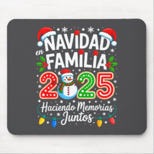 Matching Family Pajamas Navidad En Familia Christm Mouse Mat
