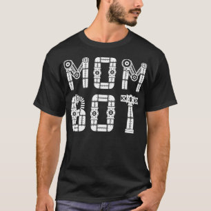 Matching Family Robot Mother Mum Bot T-Shirt