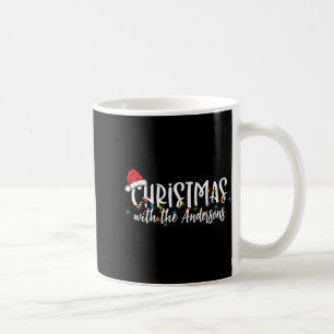 Matching Family String Lights Santa Hat Christmas  Coffee Mug
