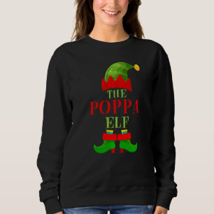 Matching Family The Poppa Elf Christmas Pj Group Sweatshirt