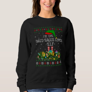 Matching Family Ugly I M The Bald Eagle  Elf Chris Sweatshirt