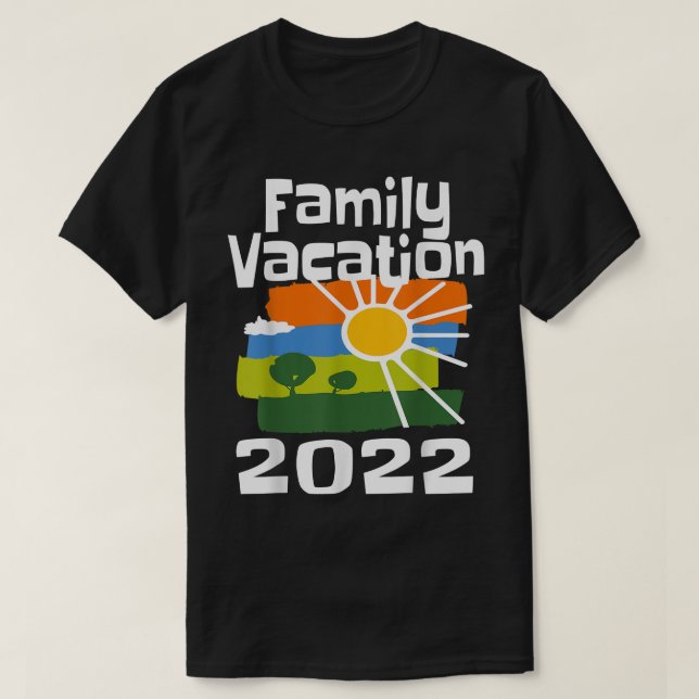 Matching Family Vacation 2022 Getaway Beach Trip S T-Shirt (Design Front)