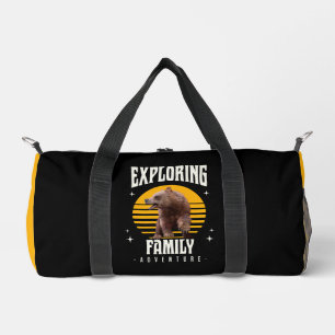 Matching Family Vacation Bear Adventure Style Duffle Bag