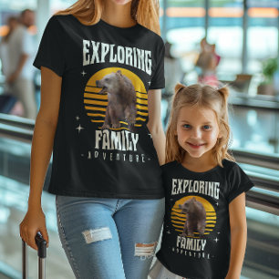 Matching Family Vacation Bear Adventure Style T-Shirt