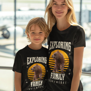 Matching Family Vacation Bear Adventure Style Tri-Blend Shirt
