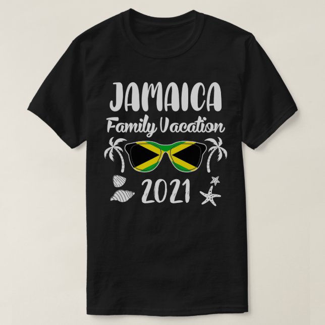 Matching Family Vacation Jamaica 2021  T-Shirt (Design Front)