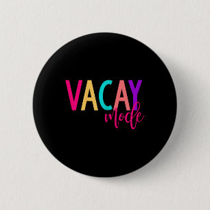 Matching Family Vacation S Vacay Mode Summer 6 Cm Round Badge