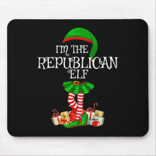 Matching Family Women Girls I'm The Republican Elf Mouse Mat