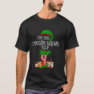 Matching Family Women Girls The Cousin Squad Elf C T-Shirt