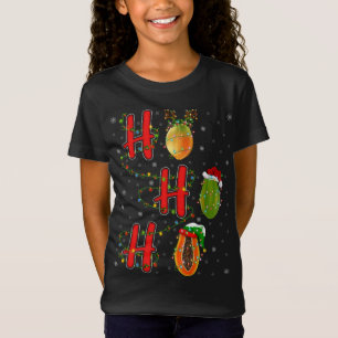 Matching Family Xmas Santa Ho Ho Ho Papaya Christm T-Shirt