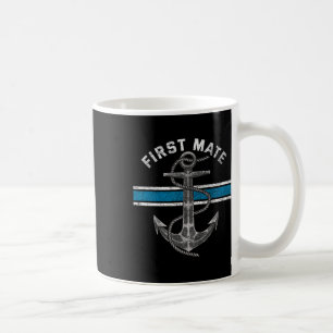 Matching First Mate Sailing Sets Boating Captain Coffee Mug