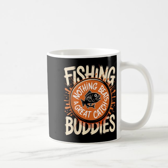 Matching Fishing Buddies Team Fisherman Friends Ch Coffee Mug (Right)