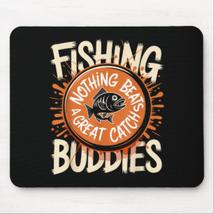 Matching Fishing Buddies Team Fisherman Friends Ch Mouse Mat