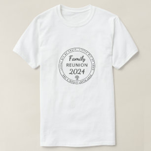 Matching Funny Black Family Reunion 2024  T-Shirt