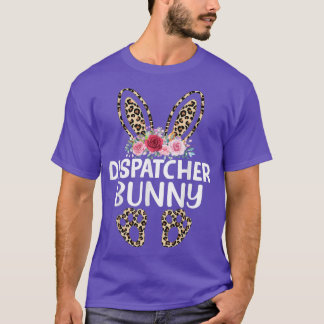 Matching Funny Leopard Print Bunny Dispatcher East T-Shirt