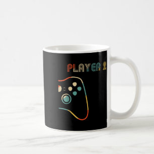 Matching Gamer Couple Player 1 Player 2 Coffee Mug