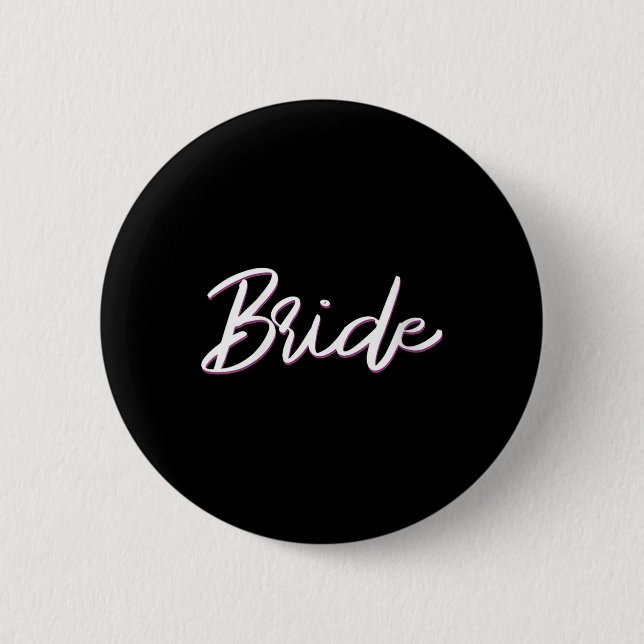 Matching Getting Ready Bride &amp; Groom Wedding G 6 Cm Round Badge (Front)
