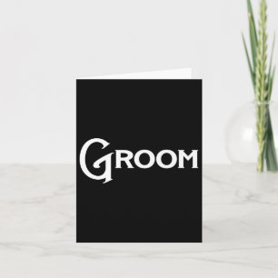 Matching Getting Ready Bride & Groom Wedding G Card