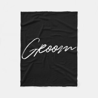 Matching Getting Ready Bride Groom Squad Wedding Fleece Blanket