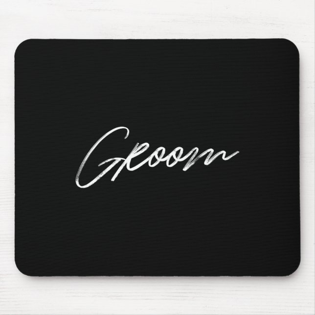 Matching Getting Ready Bride Groom Squad Wedding  Mouse Mat (Front)