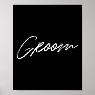 Matching Getting Ready Bride Groom Squad Wedding  Poster