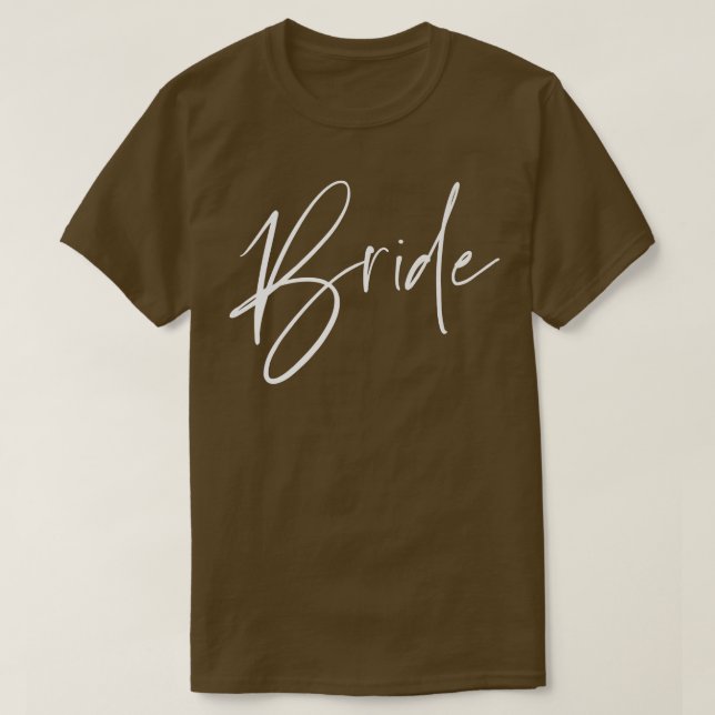 Matching Getting Ready For The Wedding Bride And G T-Shirt (Design Front)