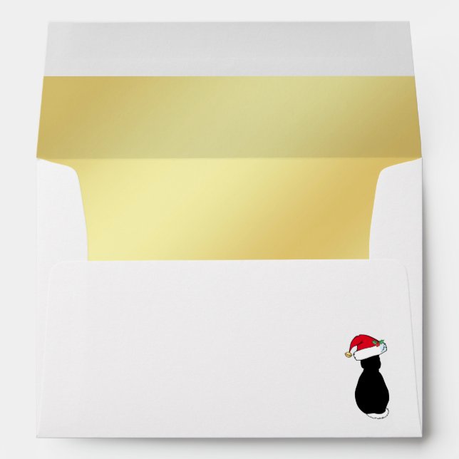 Matching Gold Lined Envelope (Back (Bottom))