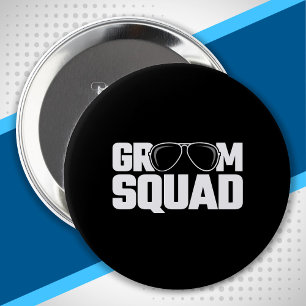 Matching Groomsman Group Squad Bachelor Party 10 Cm Round Badge